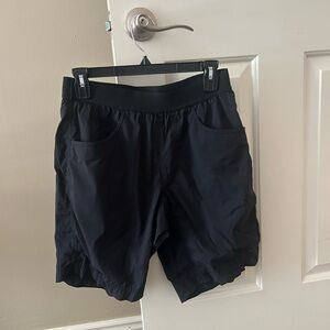 Marmot Black Athletic Shorts Lightweight Relaxed Fit